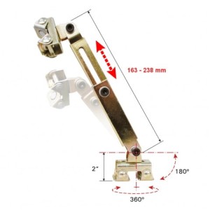 Ustawne ramię przytrzymujące 163-238 mm MHF608 STRONG HAND