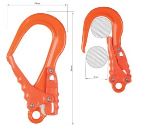 PROTEKT AZ029ISOL Zatrzaśnik nierozłączalny izolowany z zapadką blokującą