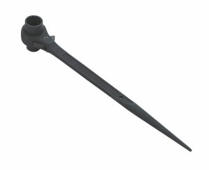 Klucz oczkowy z podwójną grzechotką do rusztowań 14x17mm   47308   SATA