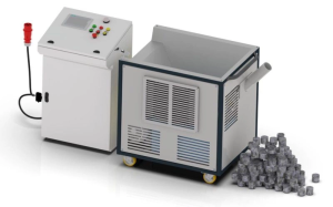 PROMA BISCNC150 Prasa brykietująca do wiórów metalowych mobilna BISON CNC 150