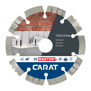 CARAT CEM1253000 DIAMOND TARCZA UNIWERSALNA Ø125X22,23MM TYP CE MASTER
