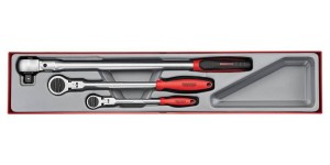 Tengtools 301220109 Zestaw pokręteł zapadkowych przegubowych TTXRF03