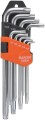 HARDEN 275610103 Zestaw kluczy trzpieniowych Torx TX10-TX50