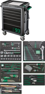 STAHLWILLE 98830178 Wózek narzędziowy TTS93 z wyposażeniem 93/157QR 157 elementów