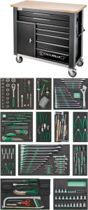 STAHLWILLE 98830195 Wózek narzędziowy WB 621/267QR z wyposażeniem 267 elementów