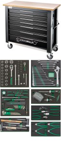 STAHLWILLE 98830179 Wózek narzędziowy WB 625/161QR z wyposażeniem 161 elementów