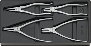 STAHLWILLE 96650004 Zestaw szczypiec segera 19-60mm 4 szt. chromowanych  6702