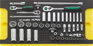 STAHLWILLE 96830123 Zestaw narzędzi do wyjmowanej szuflady do skrzyni Nr 13217, 51-el. TCS WT 40/45/46/37/14