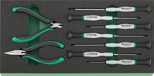 STAHLWILLE 96830270 Zestaw narzędzi dla elektronika 9szt. TCS 7 821/9