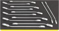STAHLWILLE 96830649 Zestaw kluczy płasko-oczkowych z grzechotką 8-19mm 12szt. TCS 17/12