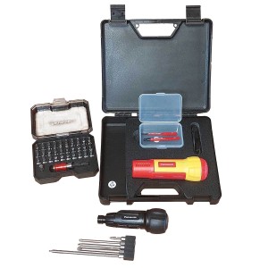 Panasonic  PAEYC960SDKIT32 Zestaw wkrętaków akumulatorowych: izolowany EYED11SA, nieizolowany EY7412 + zestaw bitów EY9BS100
