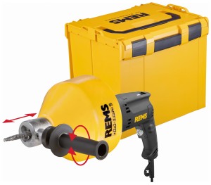 REMS 170028 R220 Elektryczny przepychacz do rur Mini-Cobra S VE w skrzynce L-BOXX H