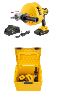 REMS 170027 R220 Elektryczny przepychacz do rur Mini-Cobra S 22 V VE w skrzynce L-BOXX H