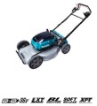 DLM.jpgMakita DLM533ZX2 Akumulatorowa kosiarka LXT 2x18V 53cm bez kosza