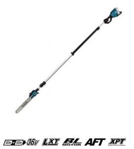 Makita DUA301Z Akumulatorowa okrzesywarka pilarka łańcuchowa na wysięgniku LXT 2x18V 300mm