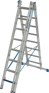 Krause 131652 trzyelementowa aluminiowa drabina wielofunkcyjna - wys. 5,95