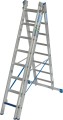 Krause 131669 trzyelementowa aluminiowa drabina wielofunkcyjna - wys. 7,50