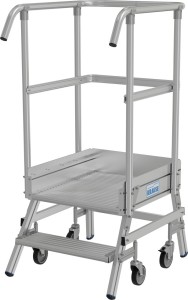 Krause 820990 aluminiowy podest jezdny z jednostronnym wejściem 2,50m 