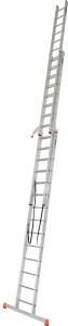 Krause 129680 trzyelementowa aluminiowa drabina wielofunkcyjna 3x10, 7,65 m