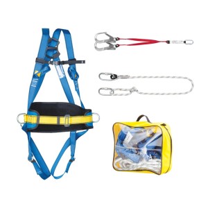 PROTEKT GRIDER + Zestaw powstrzymujący upadek do pracy w podparciu, do pracy na rusztowaniach XXL