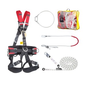 PROTEKT ROOFER PRO/10 Zestaw asekuracyjny do pracy na dachu stromym XXL 10m