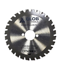 GLOOB TOOLS GLOBTOOLS-RBC-110 Piła tarczowa TCT 110x22,23mm 28z do prętów zbrojeniowych