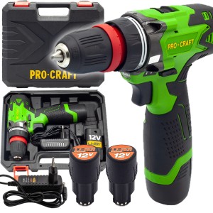 Procraft PA12DFR Wiertarko-wkrętarka akumulatorowa 