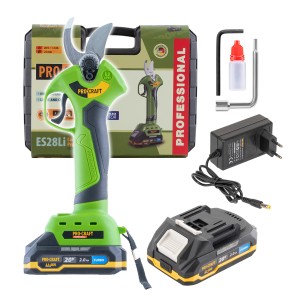 Procraft ES28LI Sekator akumulatorowy (z 1 akumulatorem i ładowarką)