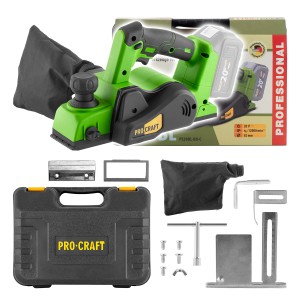 Procraft PE20BLbb Strug akumulatorowy 20V, 82 mm, bezszczotkowy, bez akumulatora