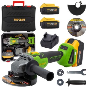 Procraft PWA216 Akumulatorowa szlifierka kątowa