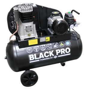 AIRPRESS Kompresor dwutłokowy Black Pro B3800B 10 bar 3 KM/2.2 kW 289 l/min 90L 360103