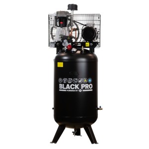 AIRPRESS Kompresor dwutłokowy Black Pro NB5 11 bar 5.5 KM/4 kW 502 l/min 270L pionowy 360115