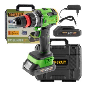 PROCRAFT Wiertarko-wkrętarka akumulatorowa Procraft PA18LiH DFR