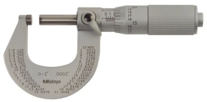 Mikrometr analogowy 0-1", 0,0001", z mechanizmem ciernym 101-117 Mitutoyo