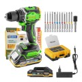 Procraft Wiertarko-wkrętarka akumulatorowa 20V 30Nm PA18PRO2-1B-C + zestaw bitów