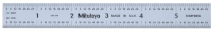Liniał stalowy 6", calowe Mitutoyo 182-103