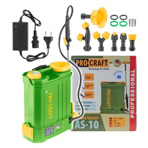 Procraft Opryskiwacz akumulatorowy 10L 12V 8,0Ah AS-10