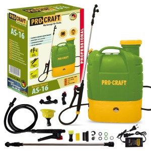 Procraft Opryskiwacz akumulatorowy 16L 12V 8,0Ah AS-16