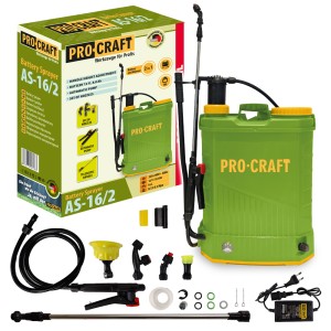 Procraft Opryskiwacz akumulatorowy / ręczny 16L 12V 8,0Ah AS-16/2