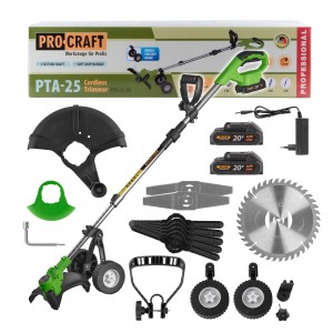 Procraft Podkaszarka akumulatorowa 20V PTA-25-2B