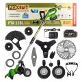 Procraft Podkaszarka akumulatorowa 20V PTA-25BL-1B