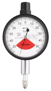 Czujnik zegarowy, tylka ścianka z uchem, typ ISO Jednoobrotowy calowy, metryczy 0,1mm, 0,001mm Mitutoyo 1900A-72