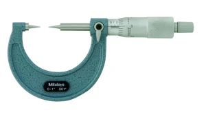 Mikrometr analogowy calowy 0-1", punktowy z hartowanymi końcówkami 15° 112-177 Mitutoyo