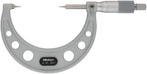 Mikrometr analogowy calowy 2-3", punktowy z węglikowymi końcówkami 15° 112-191 Mitutoyo