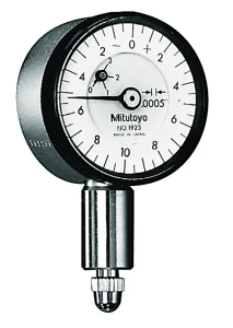 Czujnik zegarowy, calowy, tylna ścianka z uchem, typ ANSI/AGD Łożysko z kamieniami szlachetnymi, 0,05", 0,0005" Mitutoyo 1923A-10