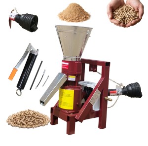 OPTIMAT Przemysłowa Peleciarka Granulator Paszy Peletu do ciągnika 120kg/h - Ø149 mm PP120WOM