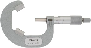 Mikrometr analogowy calowy 1.6-2.2", z kowadełkiem pryzmowym 114-114 Mitutoyo