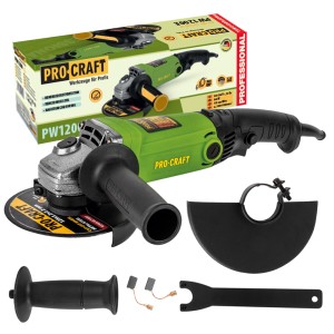 Procraft Szlifierka kątowa PW1200E 125 mm z regulacją obrotów
