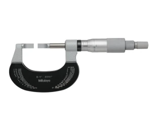 Mikrometr analogowy calowy 0-1", ostrze 0,75 mm 122-125-10 Mitutoyo