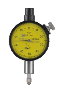 Czujnik zegarowy, płaski tył, typ ANSI/AGD 2,5 mm, 0,01 mm 1231AB-01 Mitutoyo